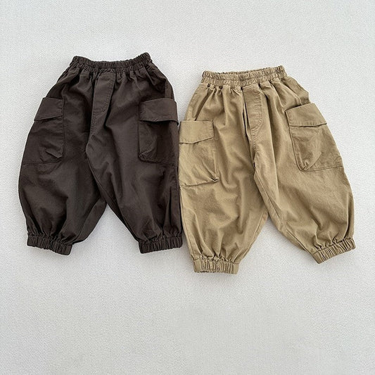 Autumn Arrival Modern Casual Unisex Solid Color American Style Pants