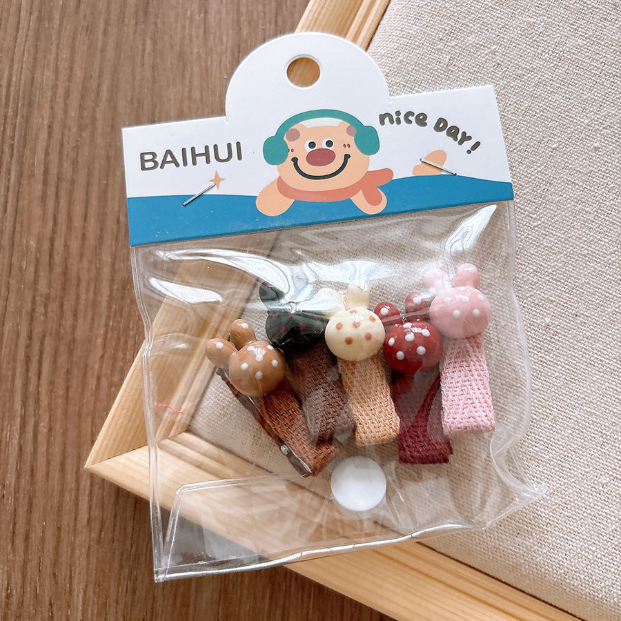 Collection of Versatile Cute Cartoon Small Children’s Star Hair Clip