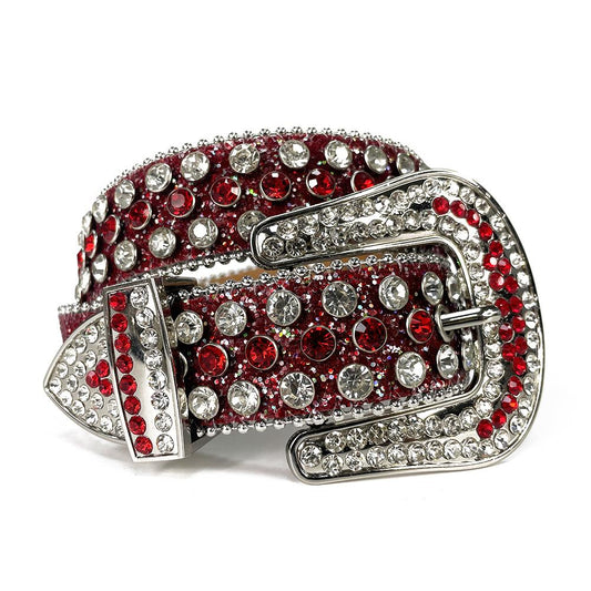 Large Size Rhinestones Belts Western Cowgirl Cowboy Bling Crystal