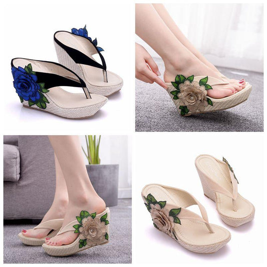 Woman Slippers Lady Home Slippers Casual Beach Flip Flops Sandals