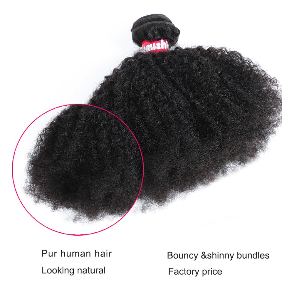 9A Brazilian Afro Kinky Curly Hair Bundles Mink Brazilian Curly Virgin