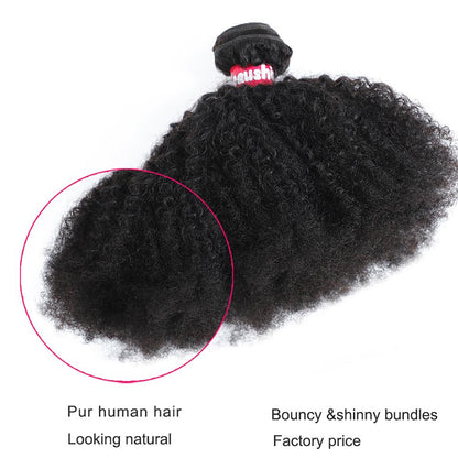 9A Brazilian Afro Kinky Curly Hair Bundles Mink Brazilian Curly Virgin