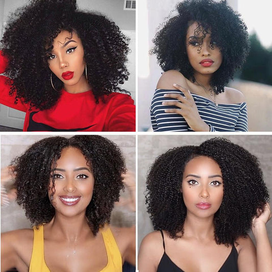 9A Brazilian Afro Kinky Curly Hair Bundles Mink Brazilian Curly Virgin
